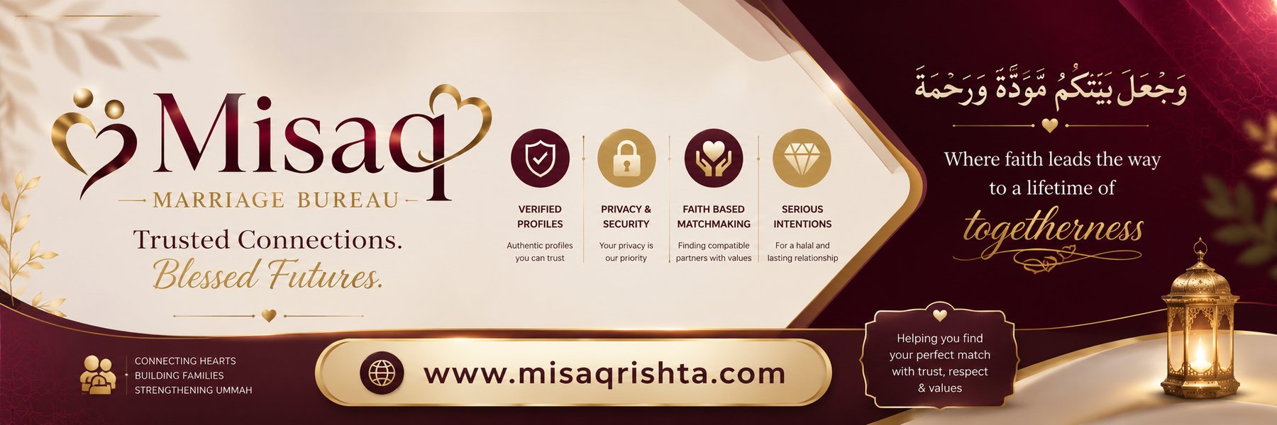 MISAQ Marriage Bureau — Trusted Connections. Blessed Futures.